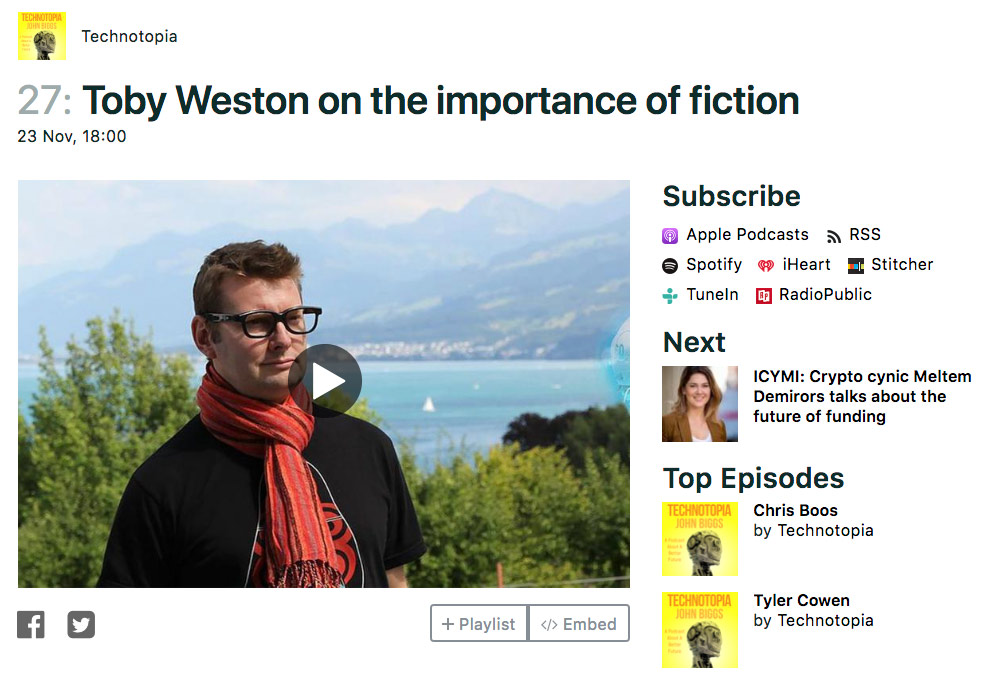 Toby Weston &#8211; New Interview